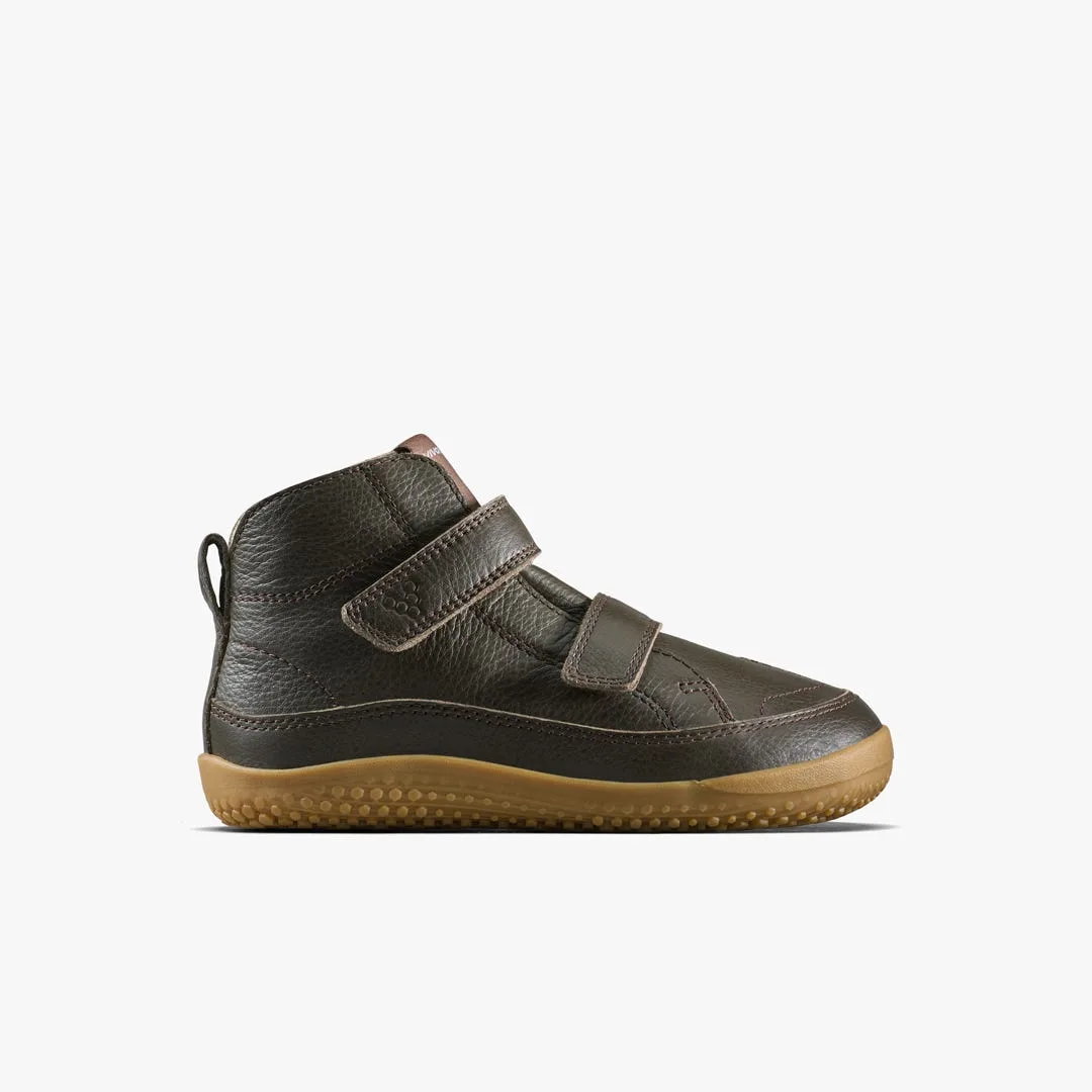 Ботинки Vivobarefoot Gobi Boot — детская модель, коричневый
